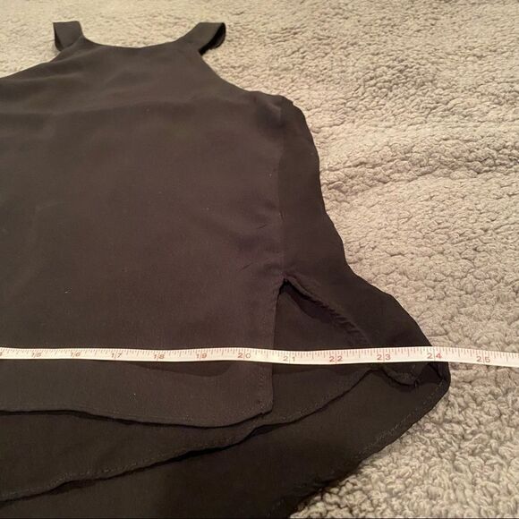 Line & Dot Black Sleeveless Top Size X Small - Picture 5 of 10